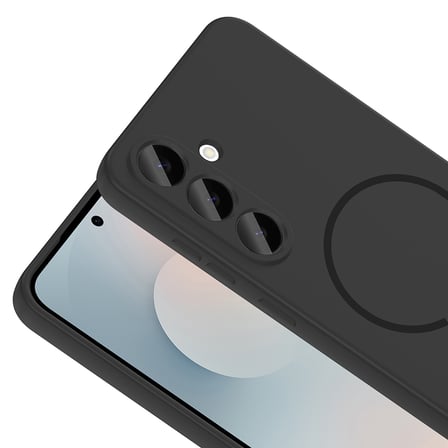 Galaxy S24 FE Kılıf MagSafe Destekli Kamera Korumalı Yumuşak Silikon Novatech