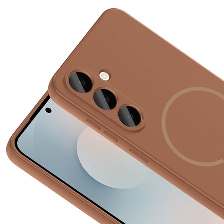 Galaxy S23 FE Kılıf MagSafe Destekli Kamera Korumalı Yumuşak Silikon Novatech