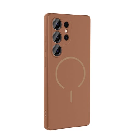 Galaxy S24 Ulta Kılıf M-safe Şarj Özellikli NRTK Meta Kapak - Pembe