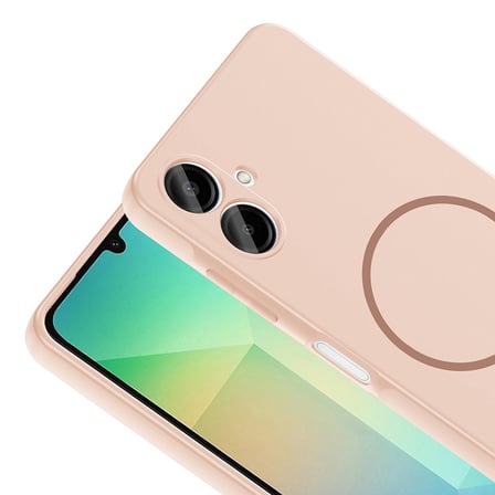Galaxy A06 Kılıf MagSafe Destekli Kamera Korumalı Yumuşak Silikon Pazarplus