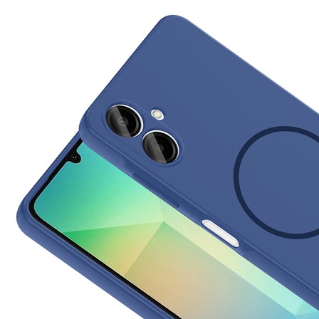 Galaxy A06 Kılıf MagSafe Destekli Kamera Korumalı Yumuşak Silikon Pazarplus