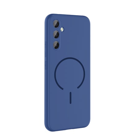 Galaxy A14 Kılıf M-safe Şarj Özellikli NRTK Meta Kapak - Kahverengi