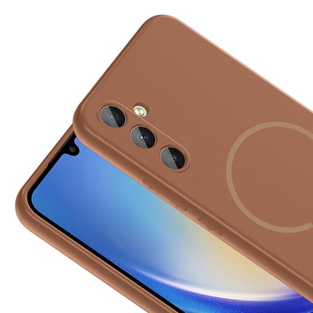 Galaxy A24 Kılıf MagSafe Destekli Kamera Korumalı Yumuşak Silikon Pazarplus