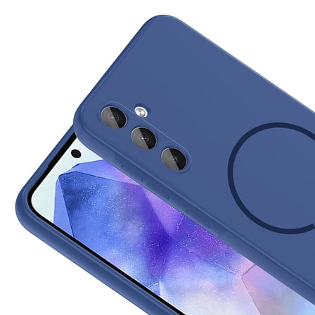 Galaxy A35 Kılıf MagSafe Destekli Kamera Korumalı Yumuşak Silikon Novatech