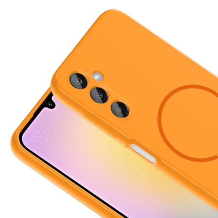 Galaxy A15 Kılıf MagSafe Destekli Kamera Korumalı Yumuşak Silikon Novatech