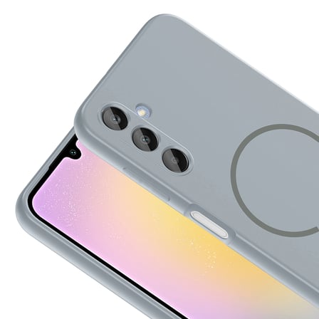 Galaxy A15 Kılıf MagSafe Destekli Kamera Korumalı Yumuşak Silikon Novatech