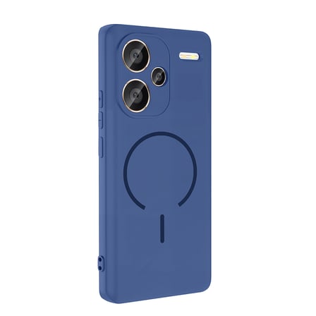 Redmi Note 13 Pro Plus 5G Kılıf M-safe Şarj Özellikli MKST Meta Kapak - Titanyum-Gri
