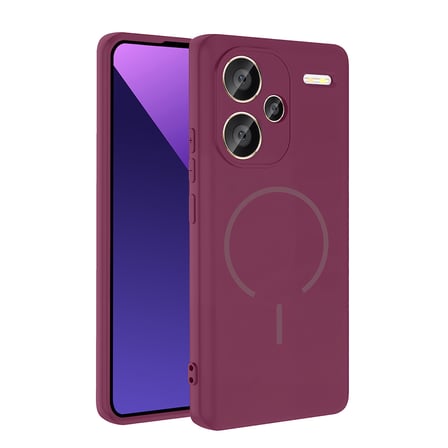 Xiaomi Redmi Note 13 Pro Plus 5G Kılıf MagSafe Destekli Kamera Korumalı Yumuşak Silikon Alan Tech