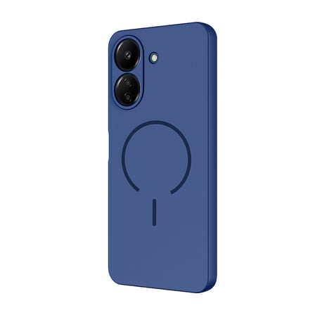 Redmi 13C Kılıf M-safe Şarj Özellikli NRTK Meta Kapak - Kahverengi