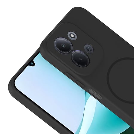 Xiaomi Redmi 15C Kılıf MagSafe Destekli Kamera Korumalı Yumuşak Silikon Novatech