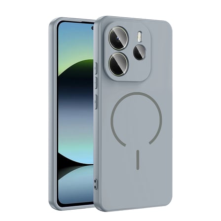 Xiaomi Redmi Note 14 4G Kılıf MagSafe Destekli Kamera Korumalı Yumuşak Silikon Novatech