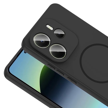 Xiaomi Redmi Note 14 4G Kılıf MagSafe Destekli Kamera Korumalı Yumuşak Silikon Novatech