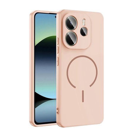 Xiaomi Uyumlu Redmi Note 14 4G Kılıf M-safe Şarj Özellikli Zore Meta Kapak