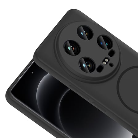Xiaomi Mi 14 Ultra Kılıf MagSafe Destekli Kamera Korumalı Yumuşak Silikon Alan Tech
