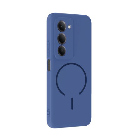Redmi 15 Kılıf M-safe Şarj Özellikli MKST Meta Kapak - Rose Pembe