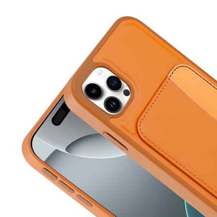iPhone 11 Kılıf Kartlıklı Kamera Yükseltili Silikon Alan Tech