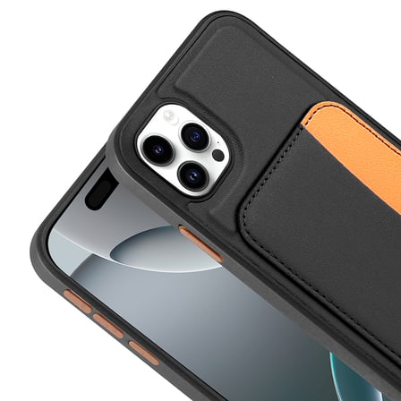 iPhone 11 Kılıf Kartlıklı Kamera Yükseltili Silikon Alan Tech