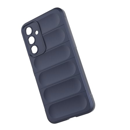Galaxy A17 Kılıf Kamera Korumalı Esnek Silikon Parmak Şeritli Novatech
