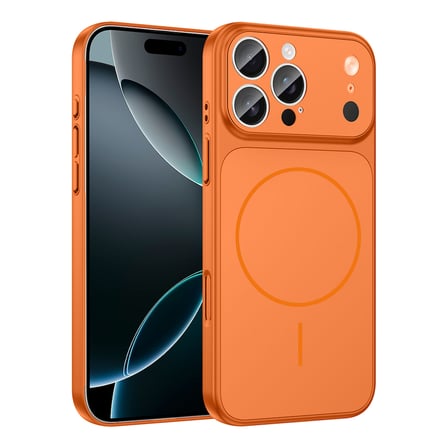 iPhone 15 Pro Kılıf NRTK M-Safe Şarj Özellikli Kamera Korumalı Formen Kapak - Gümüş