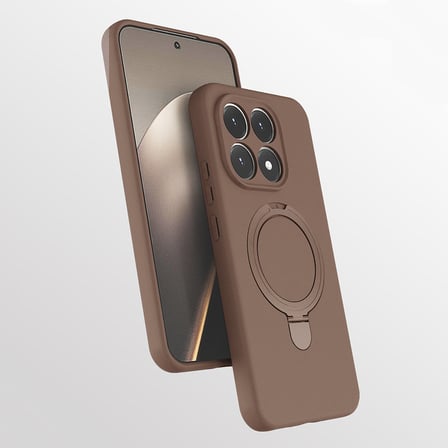 Xiaomi 15T Kılıf 360 Derece Döner Standlı MagSafe Kamera Lens Korumalı Silikon Novatech