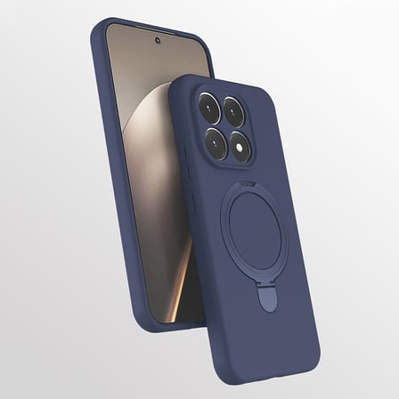 Xiaomi 15T Kılıf 360 Derece Döner Standlı MagSafe Kamera Lens Korumalı Silikon Novatech
