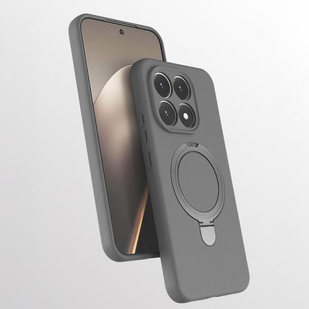 Xiaomi 15T Kılıf 360 Derece Döner Standlı MagSafe Kamera Lens Korumalı Silikon Novatech