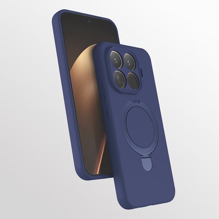 Xiaomi 15T Pro Kılıf 360 Derece Döner Standlı MagSafe Kamera Lens Korumalı Silikon Novatech