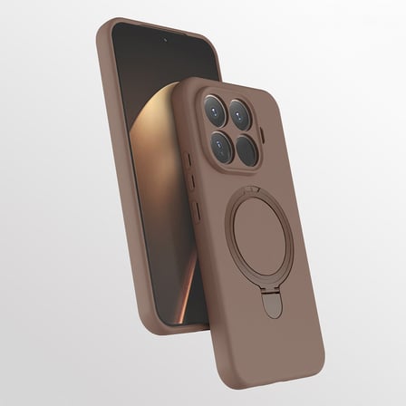 Xiaomi 15T Pro Kılıf 360 Derece Döner Standlı MagSafe Kamera Lens Korumalı Silikon Novatech