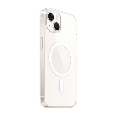 iPhone 15 Kamera Korumalı M-Safe Şarj Özellikli Şeffaf ALT London Silikon Kapak - Şeffaf