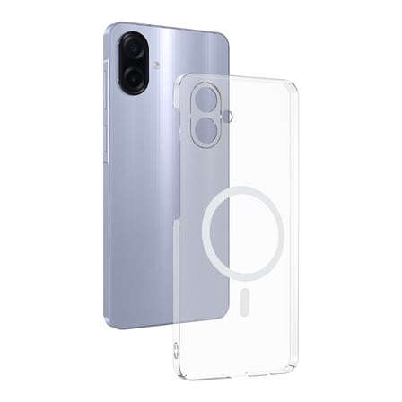 Galaxy A07 Kamera Korumalı M-Safe Şarj Özellikli Şeffaf NRTK London Silikon Kapak - Şeffaf