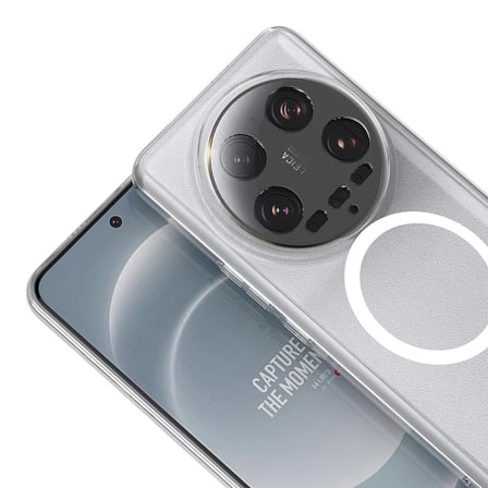 Xiaomi Mi 14 Ultra Kılıf Sararmaz Ultra İnce Sert Mika Magsafe Kamera Yükseltili Novatech