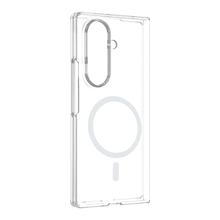 Samsung Galaxy Z Fold 7 Uyumlu Kamera Korumalı MagSafe Şarj Özellikli Şeffaf Sararmaz London Sert Plastik Kapak