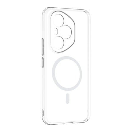 Honor 400 Pro Kamera Korumalı M-Safe Şarj Özellikli Şeffaf MKST London Silikon Kapak - Şeffaf