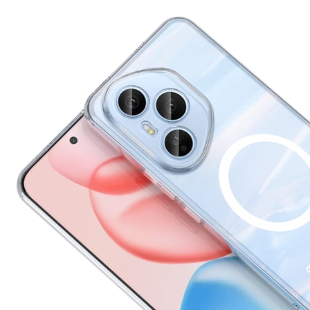 Honor 400 Pro Uyumlu Kamera Korumalı MagSafe Şarj Özellikli Şeffaf Sararmaz London Sert Plastik Kapak