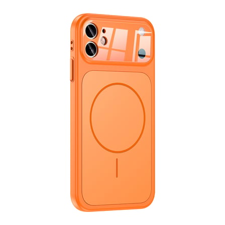 iPhone 11 Kılıf MKST M-Safe Şarj Özellikli Kamera Korumalı Formen Kapak - Mavi