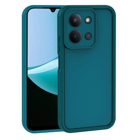 Redmi 15C Kılıf Kamera Korumalı MKST Ananas Kapak - Siyah
