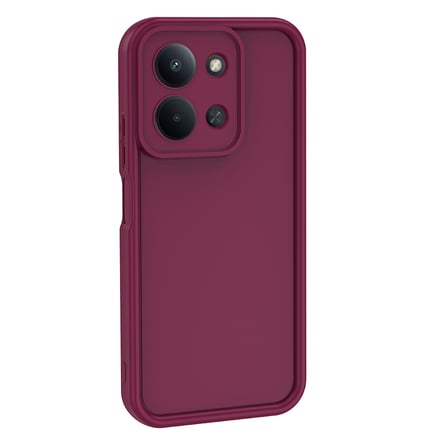 Redmi 15C Kılıf Kamera Korumalı MKST Ananas Kapak - Mürdüm