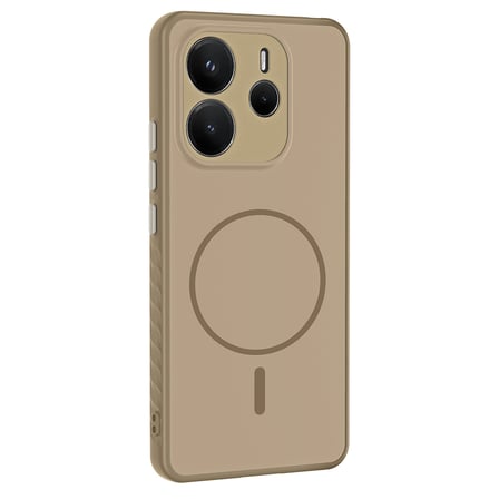Xiaomi Redmi Note 14 4G Kılıf Kamera Lens Korumalı MagSafe Destekli Silikon Novatech