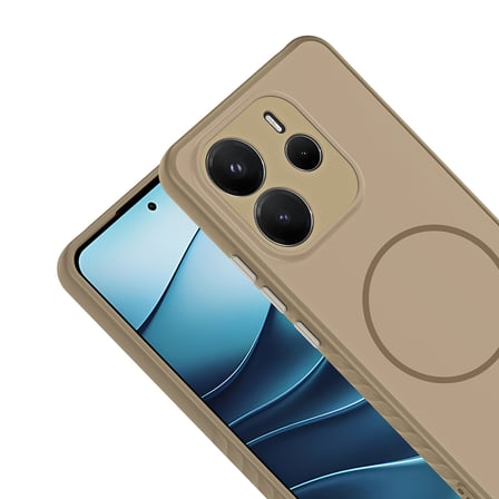 Xiaomi Redmi Note 14 4G Kılıf Kamera Lens Korumalı MagSafe Destekli Silikon Novatech