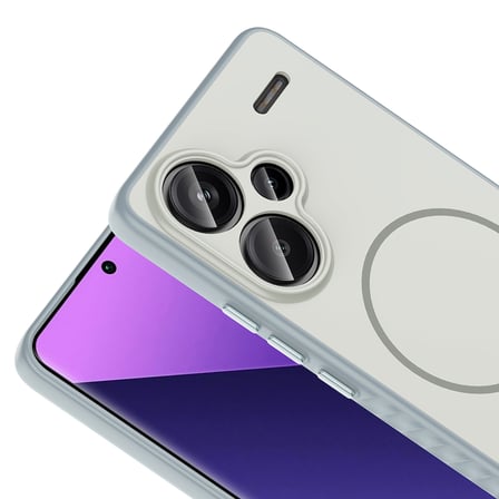 Xiaomi Redmi Note 13 Pro Plus 5G Kılıf Kamera Lens Korumalı MagSafe Destekli Silikon Novatech