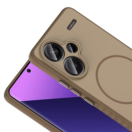 Xiaomi Redmi Note 13 Pro Plus 5G Kılıf Kamera Lens Korumalı MagSafe Destekli Silikon Alan Tech