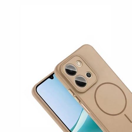 Xiaomi Redmi 15C Kılıf Kamera Lens Korumalı MagSafe Destekli Silikon Novatech
