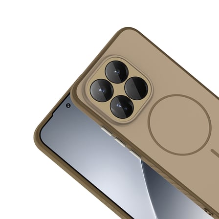 Xiaomi 15T Kılıf Kamera Lens Korumalı MagSafe Destekli Silikon Alan Tech