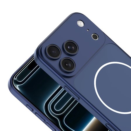 iPhone 16 Pro Max Kılıf NRTK M-Safe Şarj Özellikli Kamera Korumalı Spark Kapak - Turuncu
