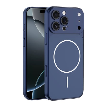 iPhone 15 Pro Kılıf NRTK M-Safe Şarj Özellikli Kamera Korumalı Spark Kapak - Turuncu