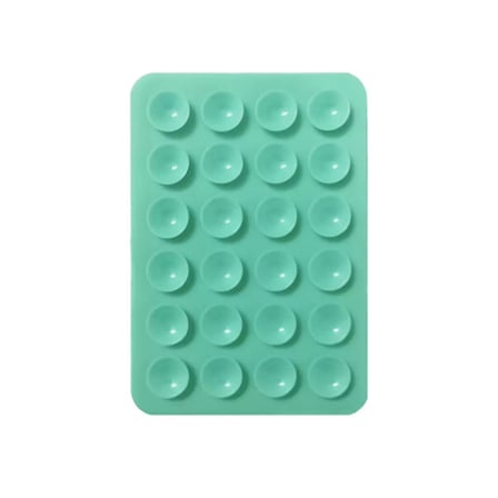 Lexroo Kare Öpücüklü Çift Taraflı Silikon Tutucu 5,50cm x 8cm - Turkuaz