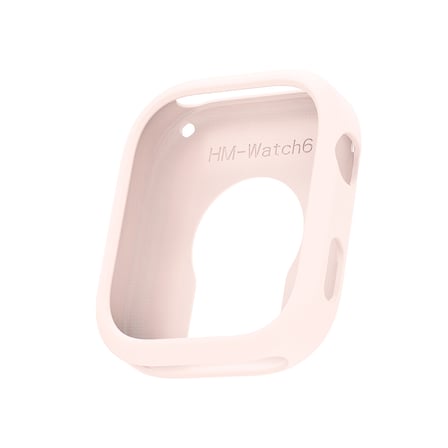 Redmi Watch 6 Yumuşak TPU Silikon Kasa Koruyucu Zore Watch Gard 41 - Pembe