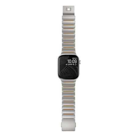 Watch 44mm MKST KRD-152 Titanyum Silikon Kordon - Gri-Yeşil