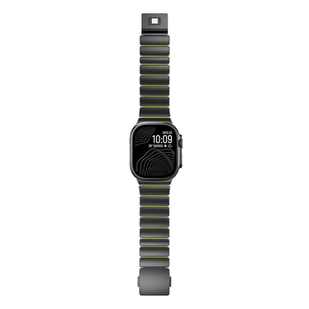 Watch 7 45mm MKST KRD-152 Titanyum Silikon Kordon - Siyah-Turuncu