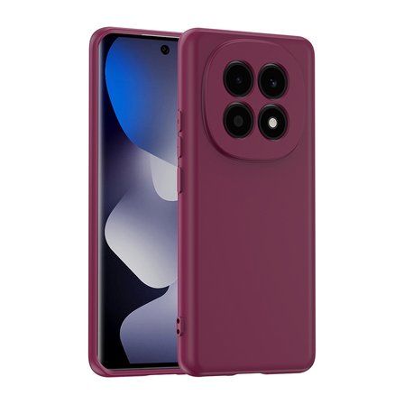 Redmi Note 15 4G Kılıf MKST Mara Lansman Kapak - Koyu Mor